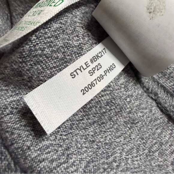 J. Crew Oarsman Cotton Long Sleeve T-Shirt Mens Small Gray Relaxed Fit Blank - Picture 6 of 9